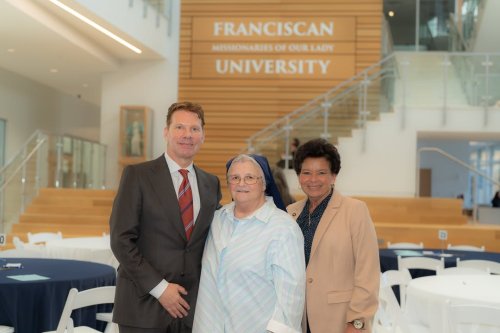 Carousel post from Franciscan Missionaries of Our Lady University.