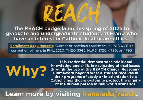 Photo post from Franciscan Missionaries of Our Lady University.