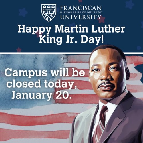 Photo post from Franciscan Missionaries of Our Lady University.