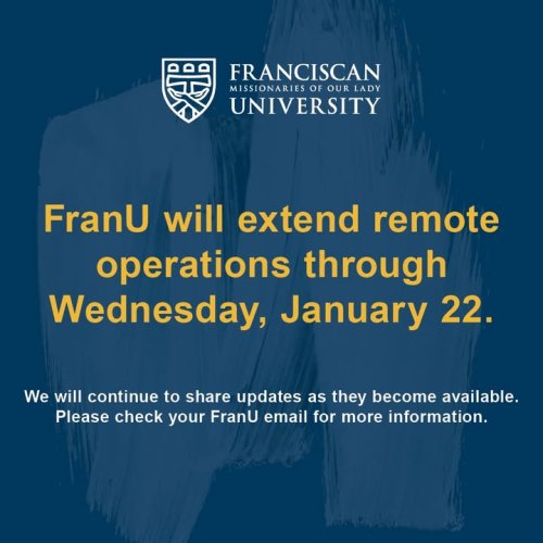 Photo post from Franciscan Missionaries of Our Lady University.