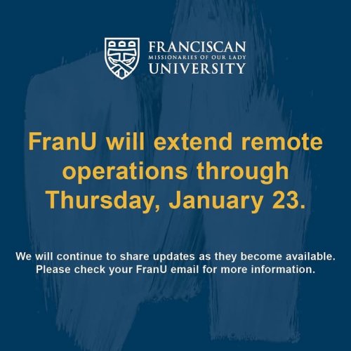 Photo post from Franciscan Missionaries of Our Lady University.