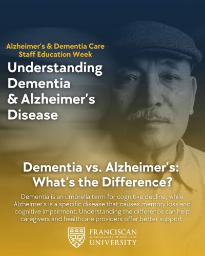 Carousel post from Franciscan Missionaries of Our Lady University.