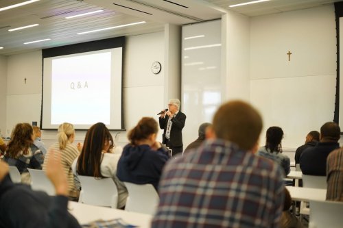 Carousel post from Franciscan Missionaries of Our Lady University.