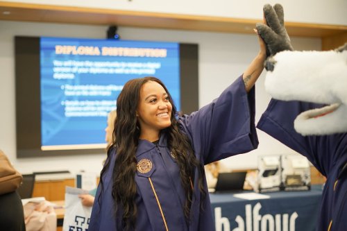 Carousel post from Franciscan Missionaries of Our Lady University.