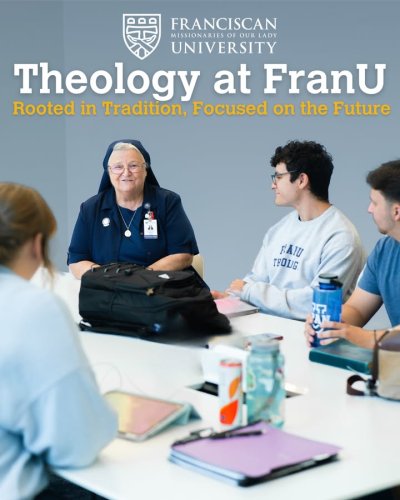 Carousel post from Franciscan Missionaries of Our Lady University.