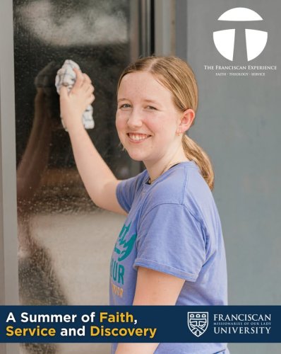 Photo post from Franciscan Missionaries of Our Lady University.