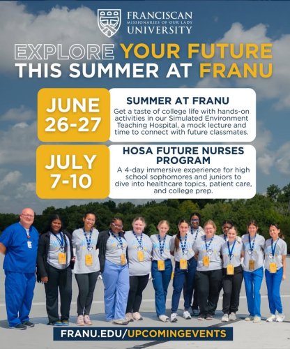 Photo post from Franciscan Missionaries of Our Lady University.