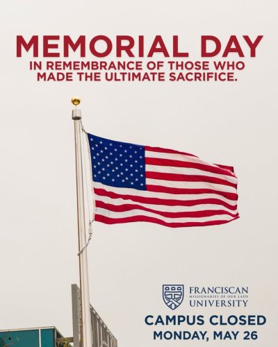 Photo post from Franciscan Missionaries of Our Lady University.