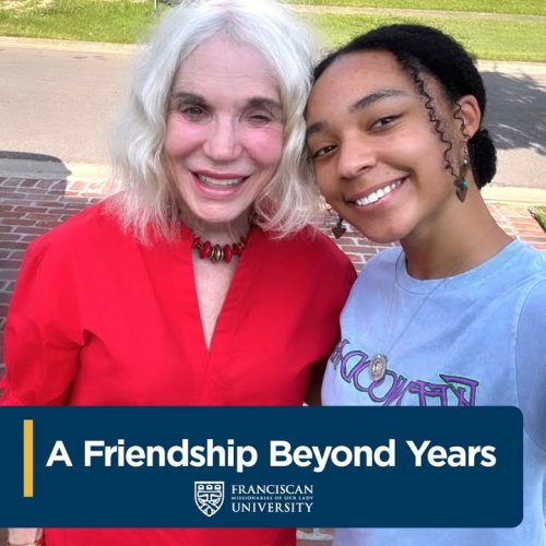 Photo post from Franciscan Missionaries of Our Lady University.