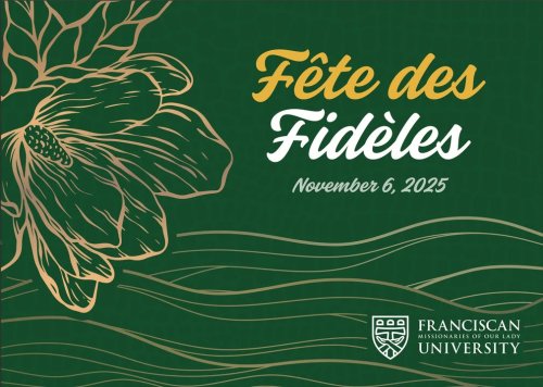 Carousel post from Franciscan Missionaries of Our Lady University.