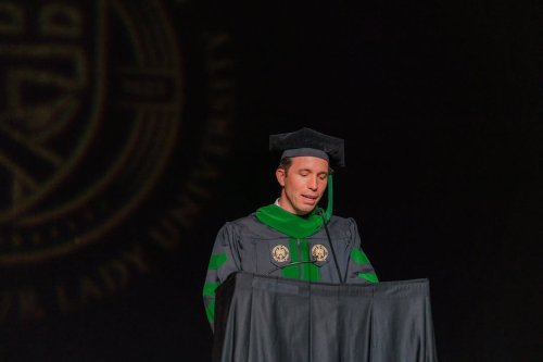 Photo post from Franciscan Missionaries of Our Lady University.