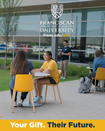 Photo post from Franciscan Missionaries of Our Lady University.