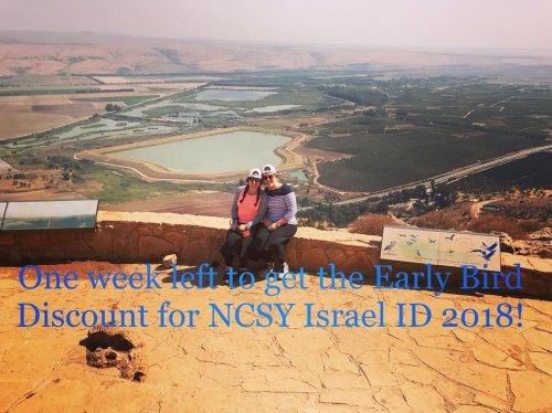 Photo post from NCSY Israel In Depth.