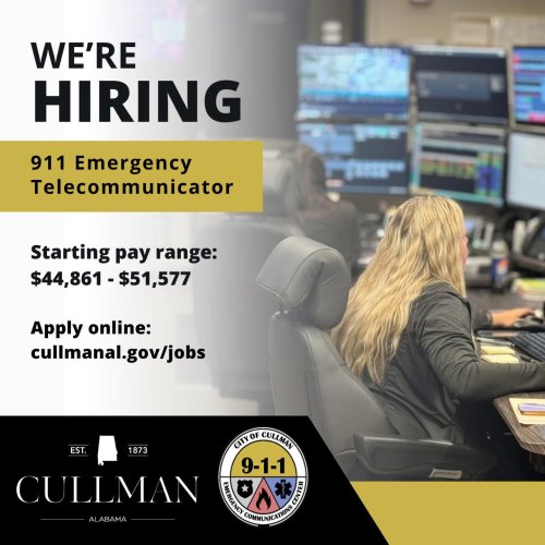 Photo post from City of Cullman - Government.