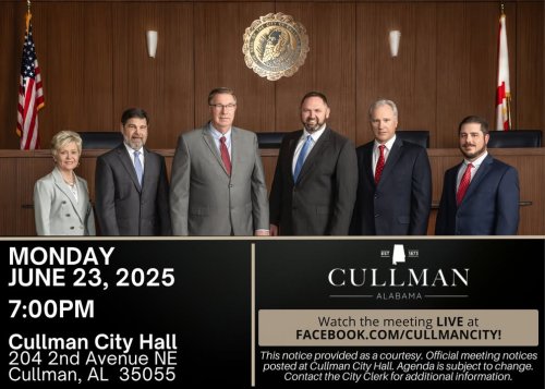 Photo post from City of Cullman - Government.