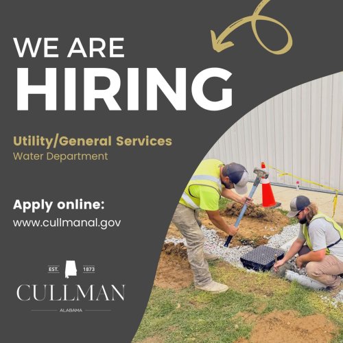 Photo post from City of Cullman - Government.