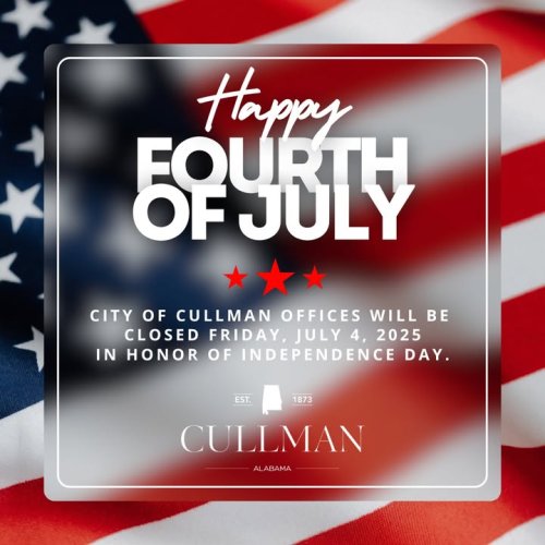 Photo post from City of Cullman - Government.