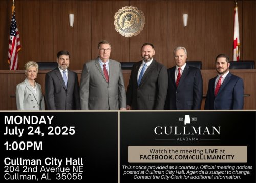 Photo post from City of Cullman - Government.