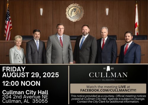 Photo post from City of Cullman - Government.
