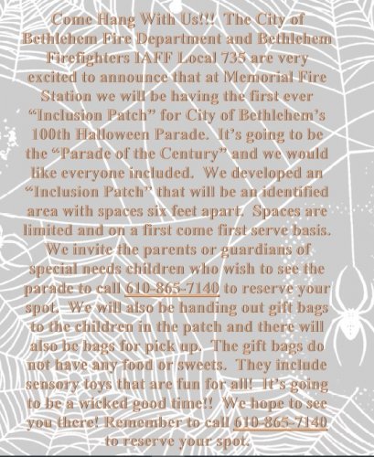 Photo post from City of Bethlehem.