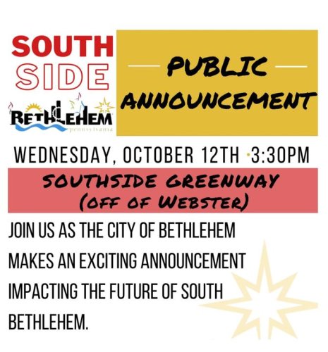 Photo post from City of Bethlehem.