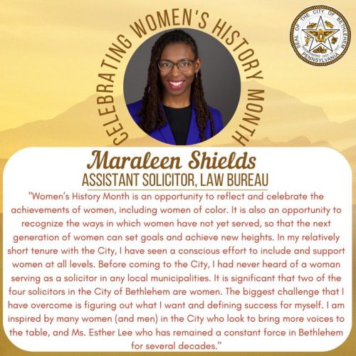 Photo post from City of Bethlehem.