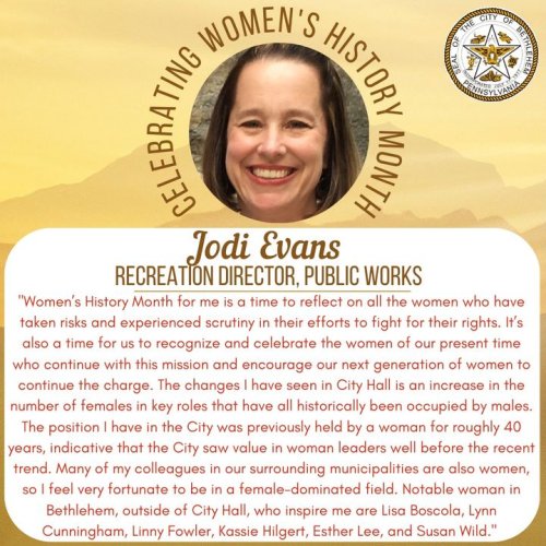 Photo post from City of Bethlehem.