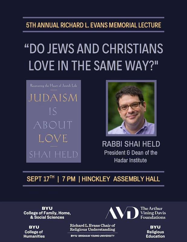 Photo post from BYU Religious Education.