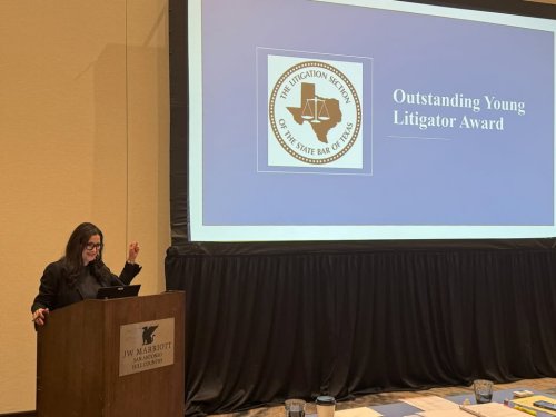 Carousel post from Litigation Section of the State Bar of Texas.