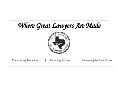 Photo post from Litigation Section of the State Bar of Texas.