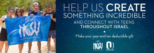 Photo post from NCSY Israel.