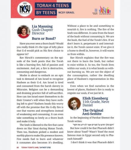 Carousel post from NCSY Israel.