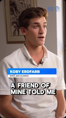 Video post from NCSY Israel.