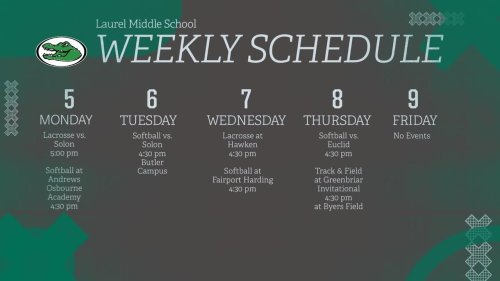 Photo post from Laurel School Athletics.