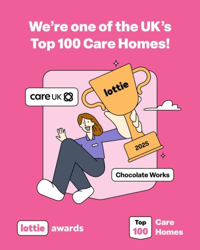 Photo post from Chocolate Works Care Village.