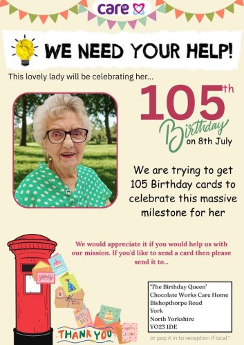 Photo post from Chocolate Works Care Village.