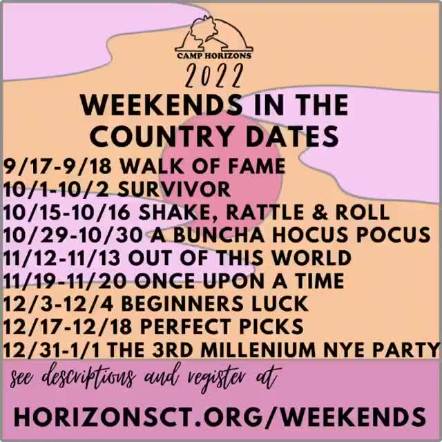 Video post from Horizons - Camp Horizons.