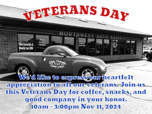 Photo post from Ohio Corvettes and Muscle Cars.
