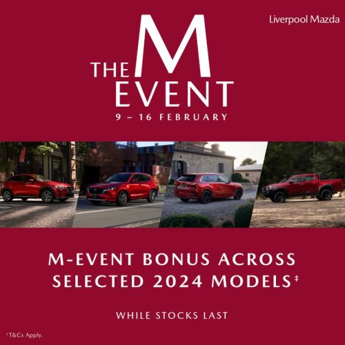 Carousel post from Liverpool Mazda.