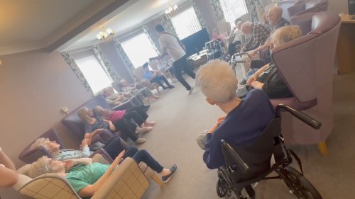 Video post from Collingwood Court care home.