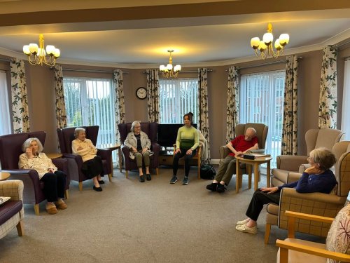 Carousel post from Collingwood Court care home.