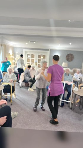 Video post from Collingwood Court care home.