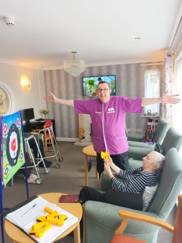 Carousel post from Collingwood Court care home.