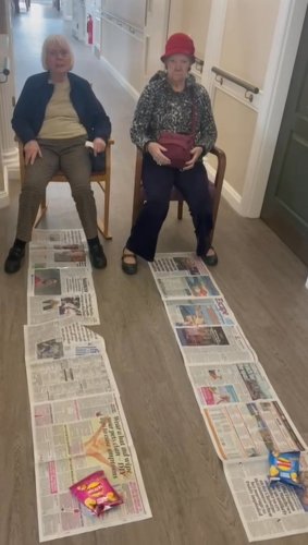Video post from Collingwood Court care home.