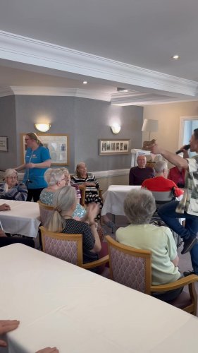 Video post from Collingwood Court care home.