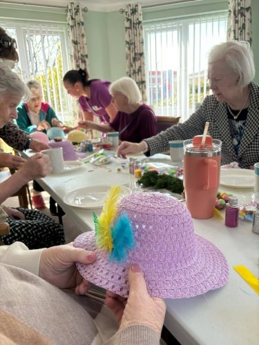 Carousel post from Collingwood Court care home.