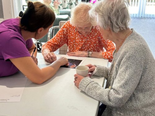 Carousel post from Collingwood Court care home.
