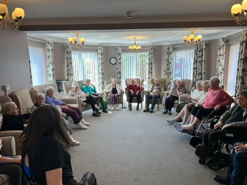 Carousel post from Collingwood Court care home.