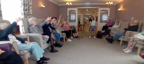 Carousel post from Collingwood Court care home.