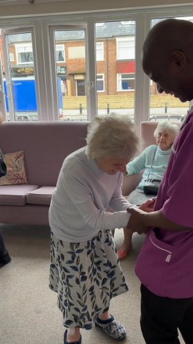 Video post from Collingwood Court care home.